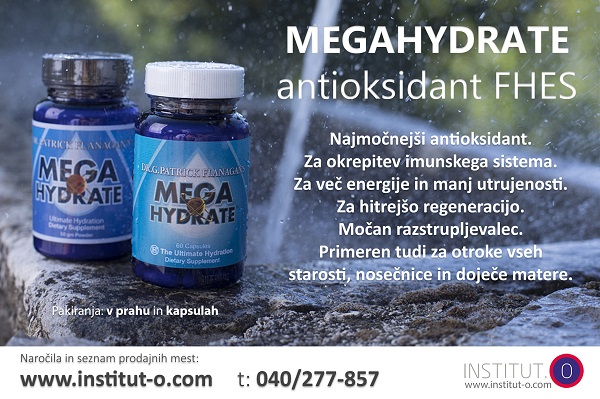Oglas MegaHydrate - Bogastvo zdravja splet