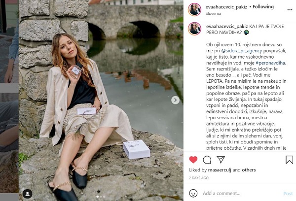 Eva Ahačevčič Pakiž POST