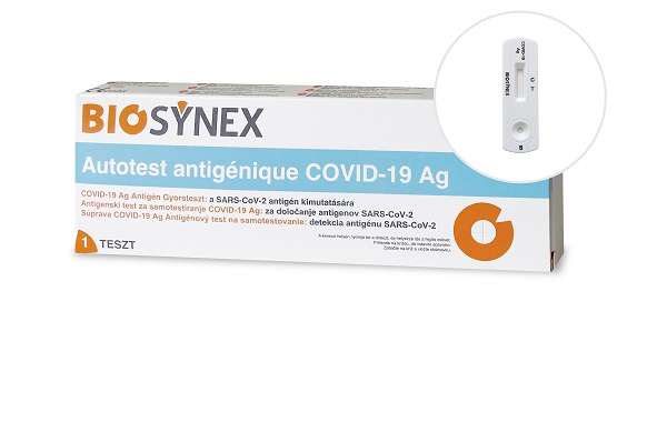 Biosynex antigenski test testna kaseta 1